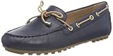 Atmungsaktiv Geox Damen D LEELYAN C Moccasin, Blue/Sand, 37 EU