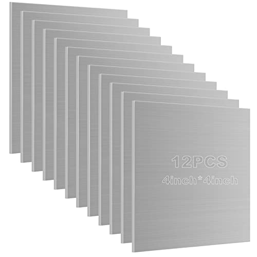 Placa de aluminio plana contra arañazos para proyectos de corte y soldar