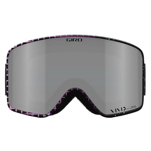 Image of Giro Method Adult Snow Goggles - Purple Syndrome Strap with VIVID Onyx /VIVID Infrared Lenses
