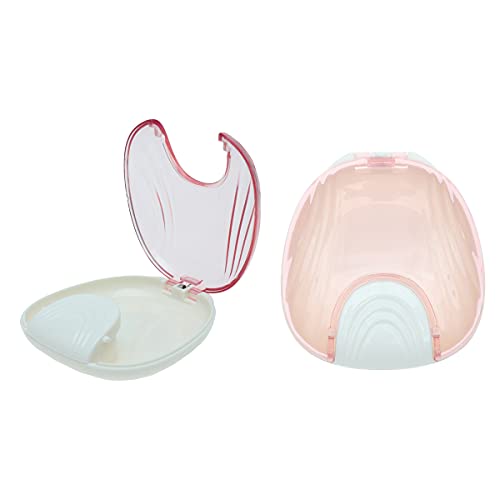 DOITOOL Caixa de armazenamento de aparelhos dentários, estojo com retentor de dentes transparentes (