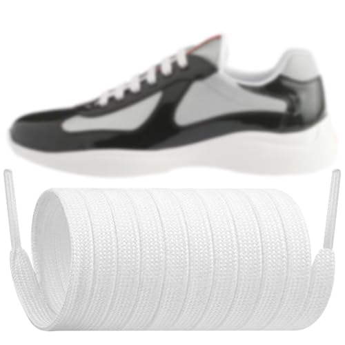 Endoto Shoelaces for Prada Sneakers, 8MM Flat Shoe Laces Strings...