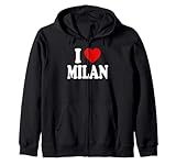 Photo Gallery i heart love milano felpa con cappuccio Photo Gallery i heart love milano felpa con cappuccio