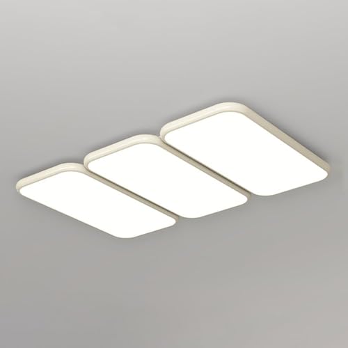 Plafonnier encastré à LED rectangulaire pour salon et cuisine
