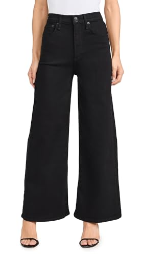 rag & bone Women's Flexi Sofie High Rise Ankle Wide Jeans