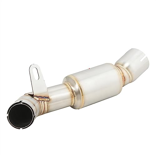 Tubo de enlace medio para escape modificado con supresor de catalizador para Benelli Leoncino 800