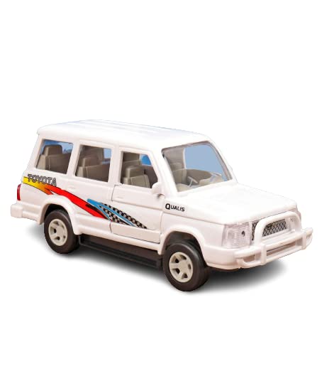 Shinsei Qualis Cl Car Maintenance Free Pullback Spring Action Race Toy Gift for Boys 5+ Years. Strong Abs Plastic, No Sharp Edges, Bis Certified. Pack of 1, Color White - Kids