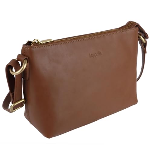Sac à bandoulière en cuir Harriet marron clair pour femme en peau taille unique