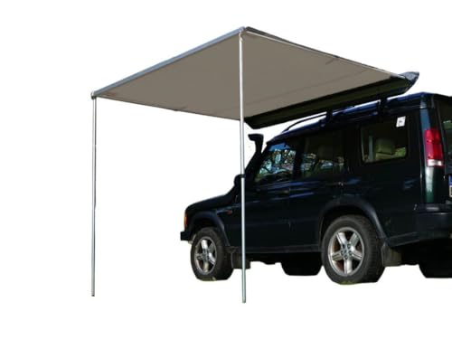 Prime Tech Fahrzeug-Markise 250x200x210 cm grau, auch für Dachzelte – Diverse Modelle