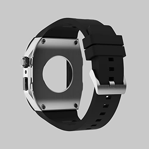 Protéger Apple Watch efficacement avec ce kit boîtier métal et bracelet silicone