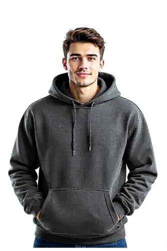 Image of Glowic Men's Hoodie | Oversized Stylish Sweatshirt for Winter Wear | Trendy Casual Hoodie for Men | Perfect for Gym, Travel, Streetwear Fashion