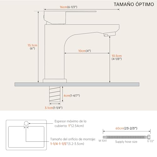 Consejos y comparativas para Comprar Monomando para baño los diez mejores. 8 Imagen adicional