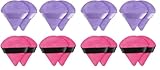 8 Pieces Triangle Powder Puff Face Soft Triangle Makeup Puff Velour Cosmetic Foundation Blender Sponge Beauty Makeup Tools (Pack of 2) -  Dr.Lee.Inc
