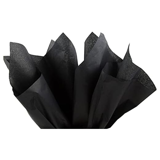 Eco Sarras Black multipurpose gift tissue paper sheets for christmas gift hampers, gift packaging, wedding decoration, gift trays, christmas decoration (90 SHEETS)