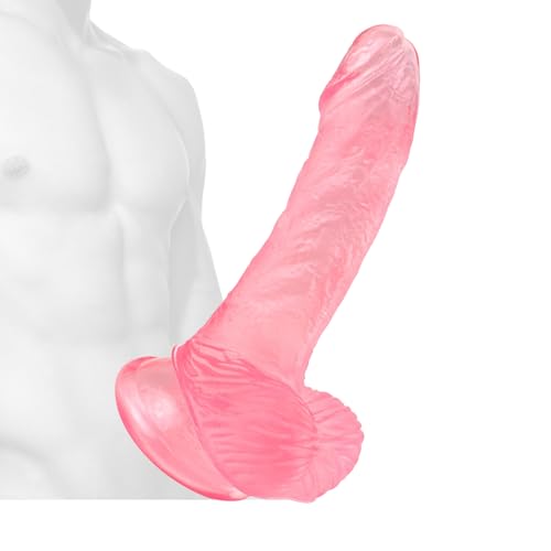 6.1 Inch Soft Silicone Toy, Realistic Silicone Dick Clitioral Stimulation Safe Material Lifelike Men...