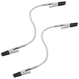 Veemoon 2 Stück Flexible Löthalter mit Doppelseitigen Gummierten Krokodilklemmen 230mm Verstellbare Drahtklemme für Elektronikreparaturen Bastelarbeiten und Fotohalter