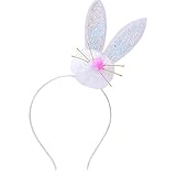 Kewl Fashion Baby Girl's Sweet Easter Rabbit Ear Headband for Easter Festivals Photography Party (Rabbit Light Blue)