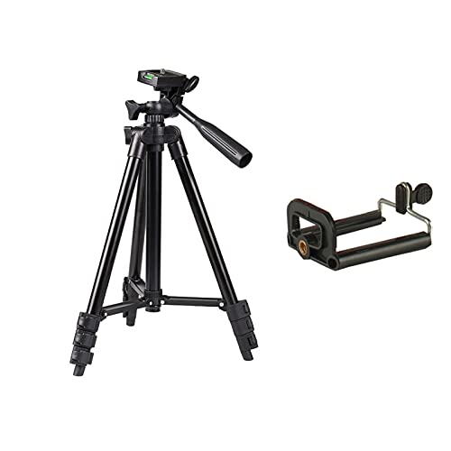 Trípode plegable para cámara y móvil SCRUBY con estructura de aluminio y control remoto