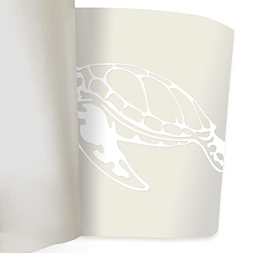 Image of WIRESTER 6 inch Clear Vinyl Decal Sticker Decoration for Car Window (Or Any Flat Surface) - Sea Turtle