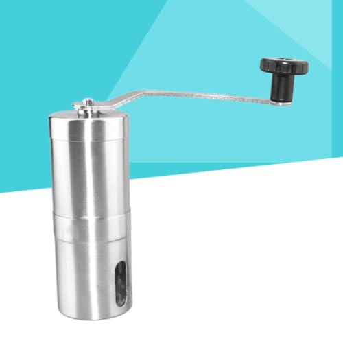Molinillo de café manual portátil de acero inoxidable con manivela fácil de limpiar 6