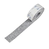 BTtime フェルト 1本入 キズ防止テープ ふかふか厚フェルト 床保護 家具保護パッド 傷防止 騒音対策 滑り止め 自由にカット 椅子/テーブル/フローリング/ソファー/家具 1m*3cm (グレー)