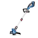 1yess Akku-Rasenmäher wiederaufladbare Rasenmäher Elektro-Klein Rasenmäher Haushalts Pruning Zerspanungswerkzeuge Durchmesser 300mm (Size : 4.0Ah Lithium Battery Lawn Mower)