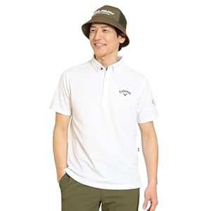 ［キャロウェイ］ メンズ 半袖 ポロシャツ (吸汗速乾性・UVカット) / ゴルフ / C25134100 1030_ホワイト L" 
