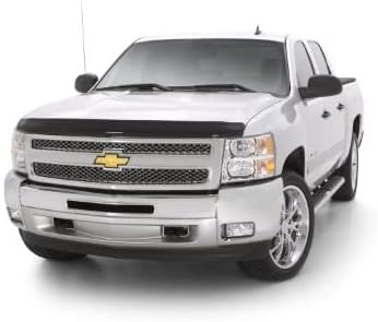 Auto Ventshade [AVS] Bugflector Hood Shield / Protector | Fits 2007 - 2013 Chevrolet Avalanche, 2007-2014 Suburban 1500/2500/Tahoe (No Hybrid) | High Profile Bug Deflector - 1 pc., Dark Smoke | 23200
