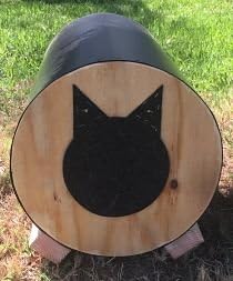 Feline Furniture Feral Cathouse - Midnight Black