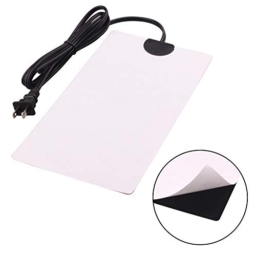 Aiicioo Upgrade Reptile Heat Mat with Thermostat - Adhesive Removable Under Tank Heat Mat Temperature Adjustable for 10-20 gal Tank Reptiles Amphibians Hermit Crab Snake Lizard - Thumbnail 2