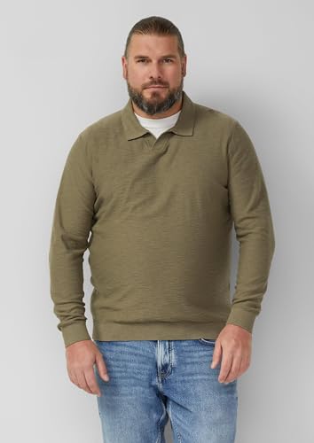 Pull avec col Polo Homme s.Oliver 2179492 en maille confortable - 3