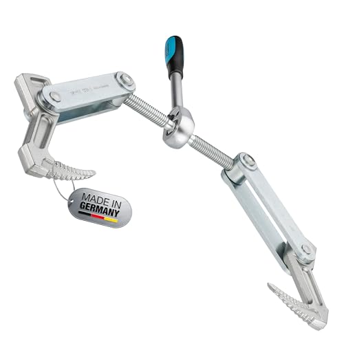Image of HAZET Beam Puller 1774-1, Forged for Heavy Duty, Clamping Stroke: 4.53 inch, Total Width: 17.32 inch, Ratchet Length: 10.83 inch, Trapezoidal Thread TR 16 X 5, For Clamping, Pulling