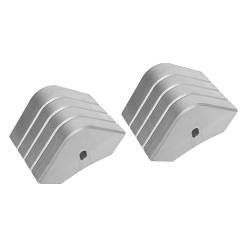 SENECESLI 2 Pack Deck Corner Cap for Pontoon Boat, 90 Degree Rounded Corners, Heavy Duty Aluminum Corner Cap Casting, Height 3-1/8in to 3-3/16in, Top 3-1/8in to 3-3/16in - image 7
