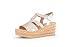 Produktbild Gabor Damen Keilsandalen, Frauen Sandalen,Best Fitting,freizeitschuhe,offene schuhe,strandschuhe,keilsandaletten,hoch,puder/desert,40 EU / 6.5 UK