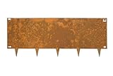 Wovar Bordura de Acero corten 40 x 106 cm Flexible - por Unidad
