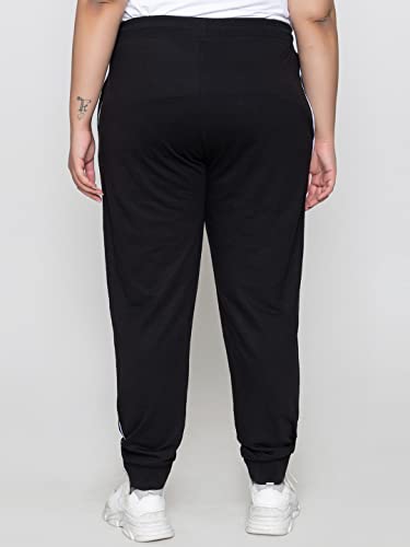 Image of Track Pants for Woman - High Waist Trousers for Woman, Cotton Joggers Pants for Women Gym & Casual Wear for Women's Sports