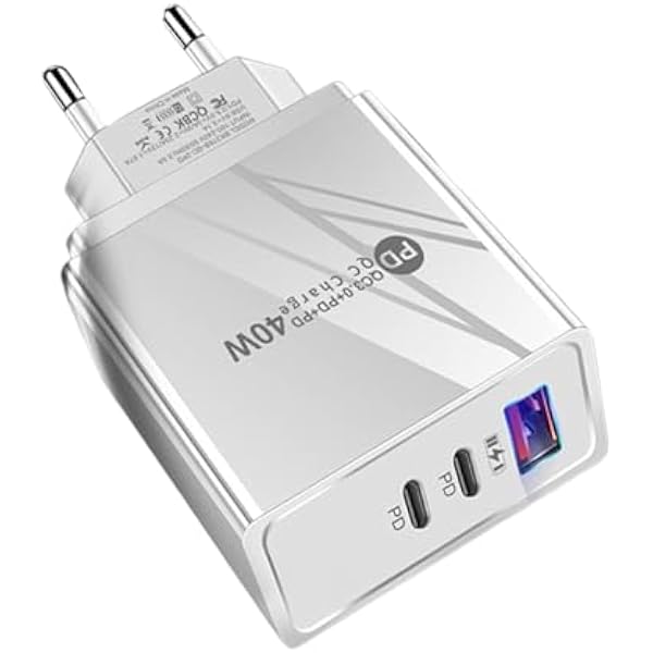 Ładowarka ścienna USB – szybka ładowarka PD 3.0 USB zasilacz sieciowy z zabezpieczeniem przed przepięciem i przegrzaniem – kompaktowe akcesoria do ładowania na rejs, do domu, na podróż