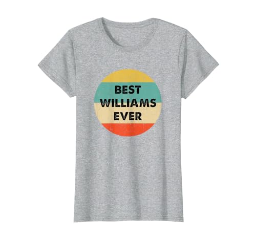 Williams Name T-Shirt, Women, Heather Grey, Medium