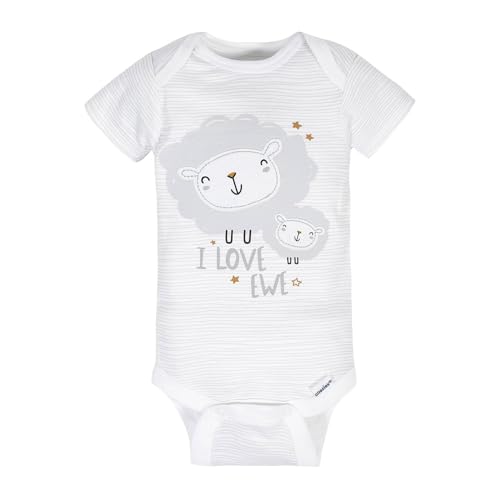 Image of Gerber unisex baby 8-pack Short Sleeve Onesies Bodysuits and Toddler T Shirt Set