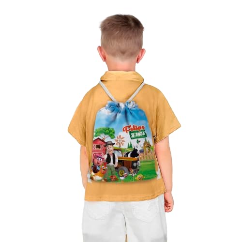 Mochilinha Bag Infantil Personalizado com Nome e Idade Fazenda do Zenon (Mochilinha 20x30, Unidades, 05)