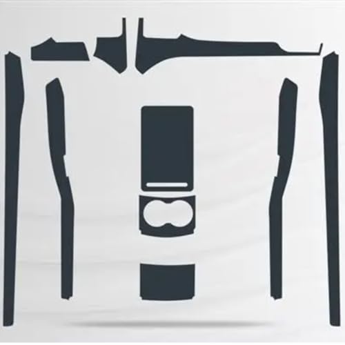 Film transparent TPU pour Tesla Modèle X protection console et tableau de bord