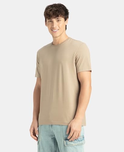 Image of Jockey IM21 Men Super Combed Supima Cotton Round Neck Half Sleeve T-Shirt