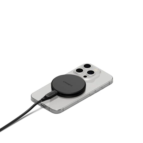 Qi2.0 Chargepuck Noir - Plus de faux contacts ni surchauffe avec la charge à induction rapide