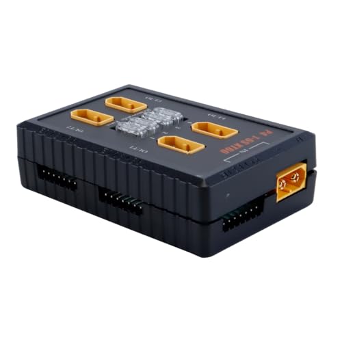 Durlo Symmetrische Ladeplatine, Parallele Ladeplatine Für Mehrere 2S-6S-Lipo-Akkus Mit XT60-n Und Herausnehmbarer Sicherheitssicherung