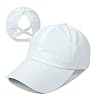 UTTPLL Womens Ponytail Baseball Cap Adjustable Trucker Hats Summer Mesh Ponycap Outdoor Sports Criss Cross Caps Dad Hat