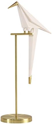 WINUS Reading Light, Modern Floor Lamp LED Origami Crane Bird Table Lamp Living Room Bedroom Bedside Desk Reading Light Table Gold Floor Lamp Standing Lamp (Bird)