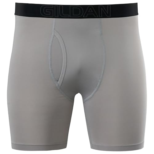 Gildan Men's Performance Underwear Boxer Briefs, Black/Charcoal/Opal Grey (6-pack), XX-Large - image 4