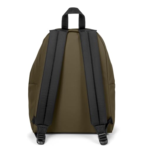 Image of EASTPAK Padded Pak'r - 24L Commuter Travel Backpack with Front Pocket, Water-Resistant, Vegan Materials & Adjustable Straps, Army Olive