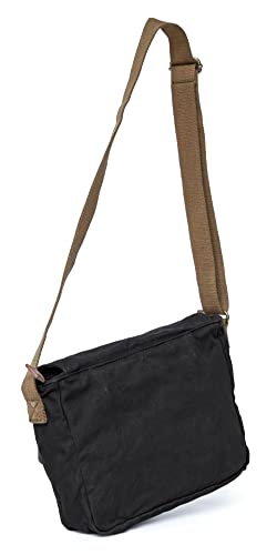 Gootium Canvas Messenger Bag - Vintage Crossbody Shoulder Bag Military Satchel4