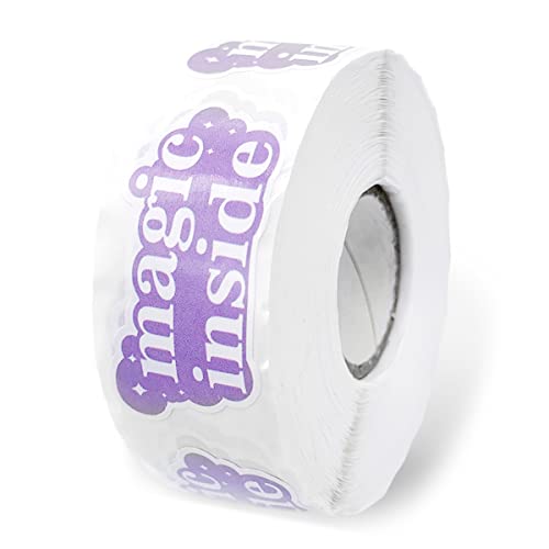 Muminglong 1.5 Inch Magic Inside Sticker,Thank You Sticker, Small Business, Handmade Sticker,Packaging Sticker, 500 Pcs #TOP13