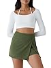 COCCKO Corduroy Skirt Women High Waist Suede Side ... #4
